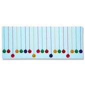 手ぬぐい総柄90cm「ヨーヨー」（ブルー）