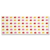 手ぬぐい総柄90cm「ハリネズミ」（レッド）