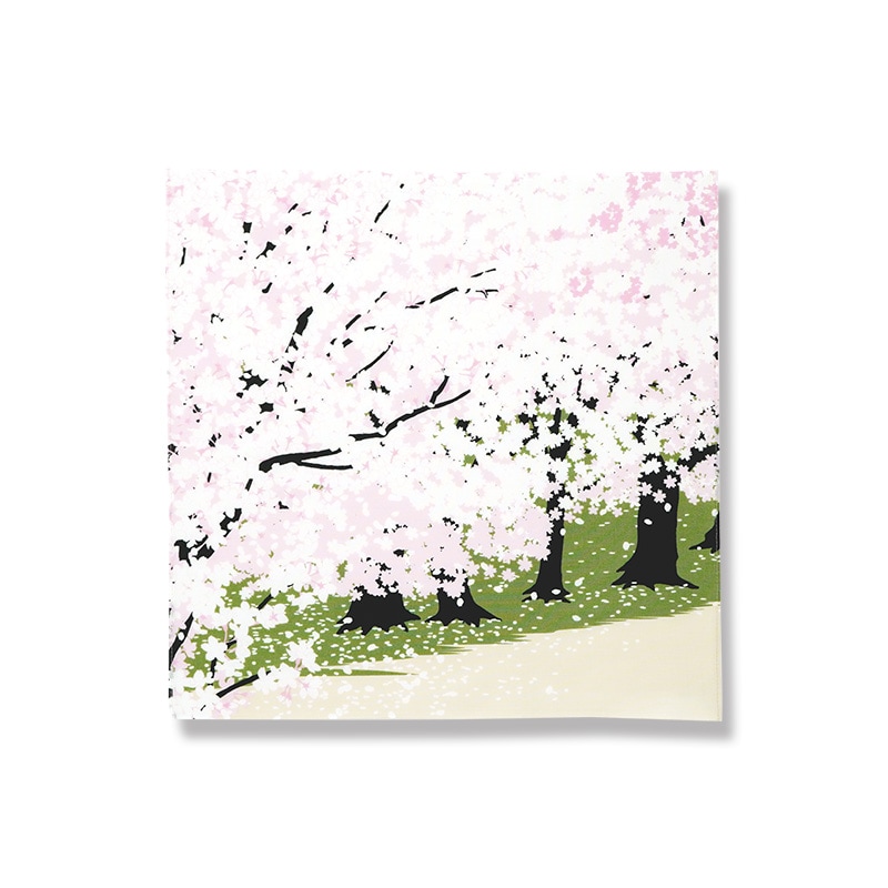 てはん「桜と舞妓さん」（桜)