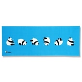 手ぬぐい「かんぱ～いころころパンダ」