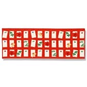 ガーゼ90cm「ポチ袋」（レッド）