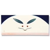 手ぬぐい「雪兎」
