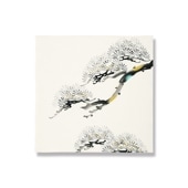 てはん「墨絵竹」（上） | てはん・ハンカチ | 永楽屋