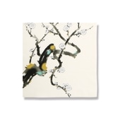 てはん「墨絵竹」（上） | てはん・ハンカチ | 永楽屋