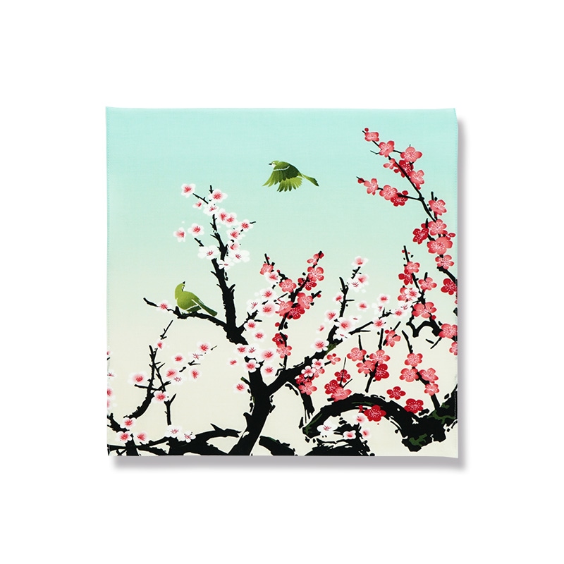 てはん「紅梅白梅」（二羽）