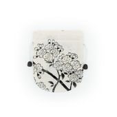 リバーシブル手ぬぐい巾着 「墨絵桜」