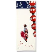 手ぬぐい 額（ブラック） | 手ぬぐい額 タペストリー棒 | 永楽屋