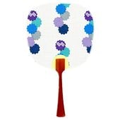 豆うちわ 並型 「こんぺいとう」（ブルー）