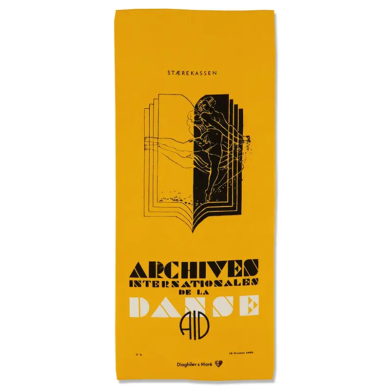 【バレエ・テヌグイ】ロルフ・ド・マレ主宰雑誌『AID』表紙デザイン