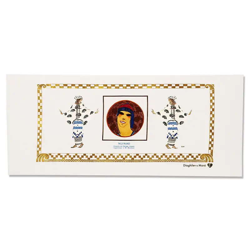 【バレエ・テヌグイ】『牧神の午後』ニンフの衣裳デザインとジョルジュ・ルパップによるニジンスキーの1912年プログラム