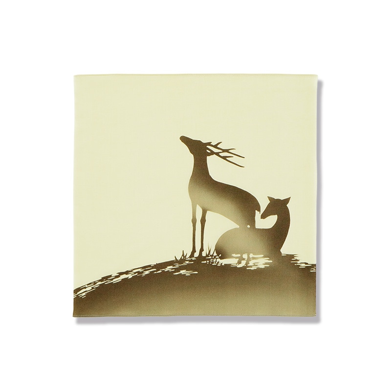 てはん「たそがれ」（鹿）