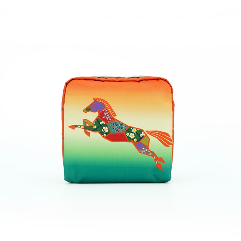 ポーチ【LeSportsac×永楽屋】JAPANESE ART HORSE | 永楽屋の袋物 | 永楽屋