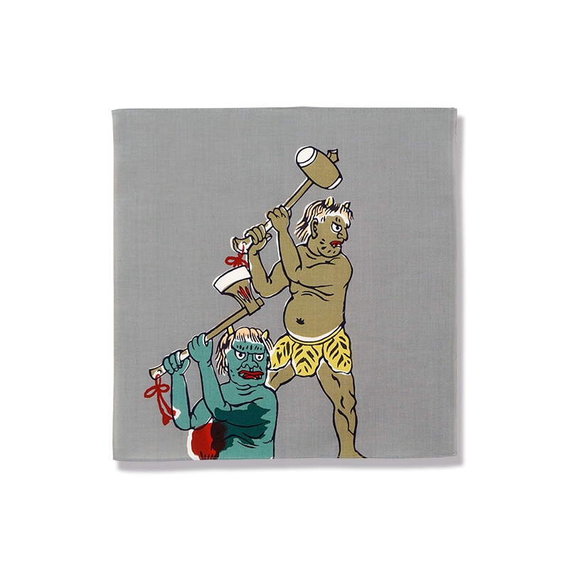 てはん「年中行事二月・盧山寺節分」（黄・緑鬼）