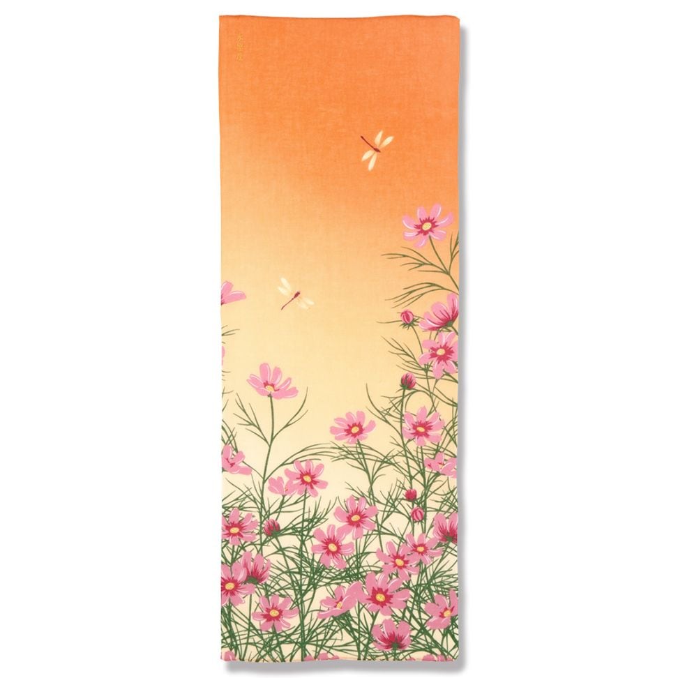 ガーゼ90cm「秋桜」