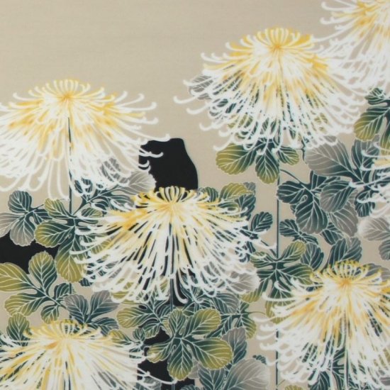 手ぬぐい「菊に蜻蛉」