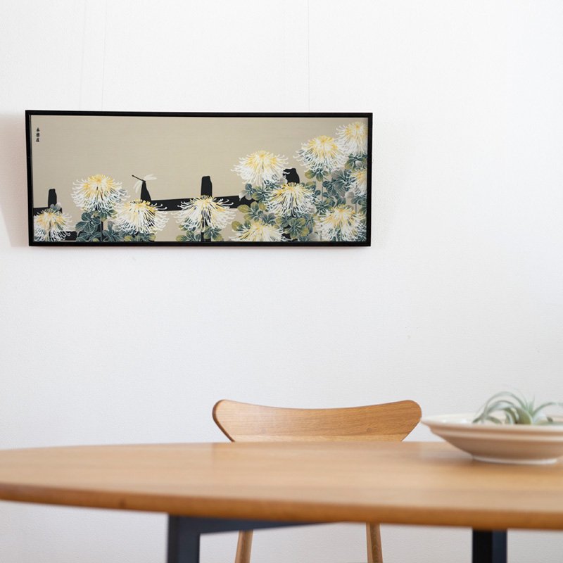 手ぬぐい「菊に蜻蛉」