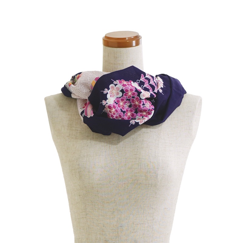 ガーゼ180㎝ 「舞妓さんの花かんざし・冬」