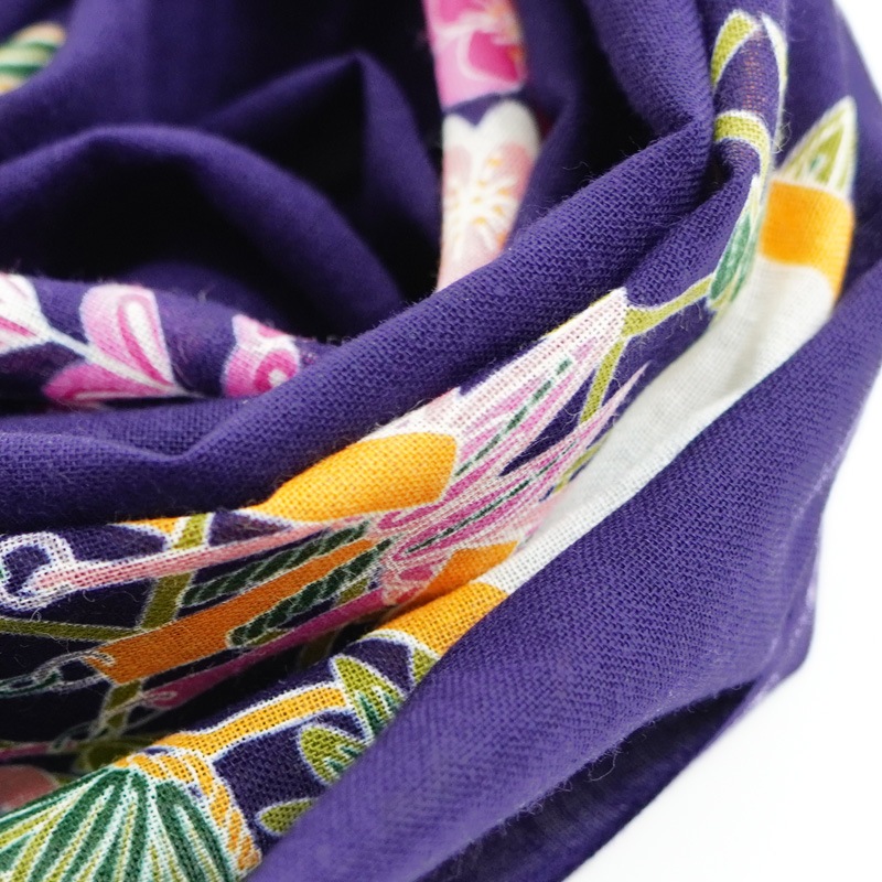 ガーゼ180㎝ 「舞妓さんの花かんざし・冬」