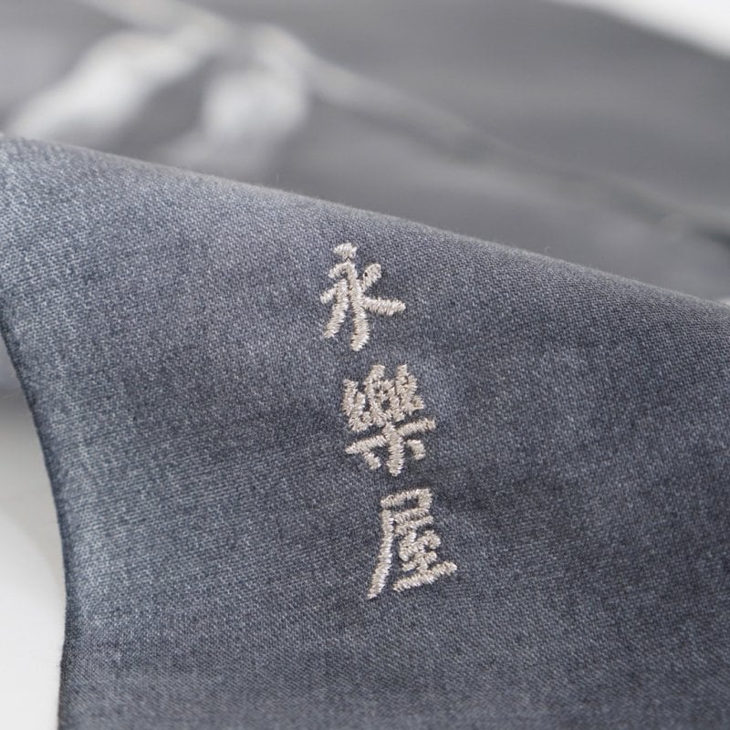 手ぬぐい「モノクローム放下鉾」（箔仕様）