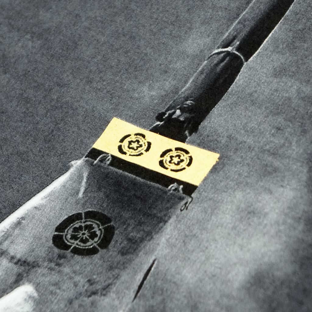 手ぬぐい「モノクローム放下鉾」（箔仕様）