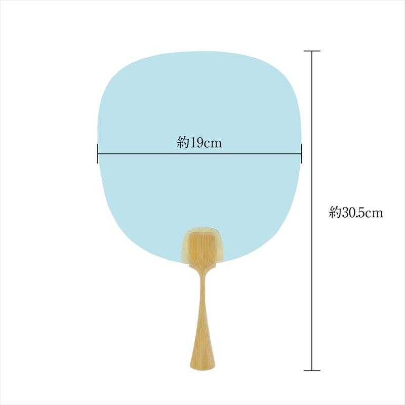都うちわ 並型（小） 「京の四季・秋」