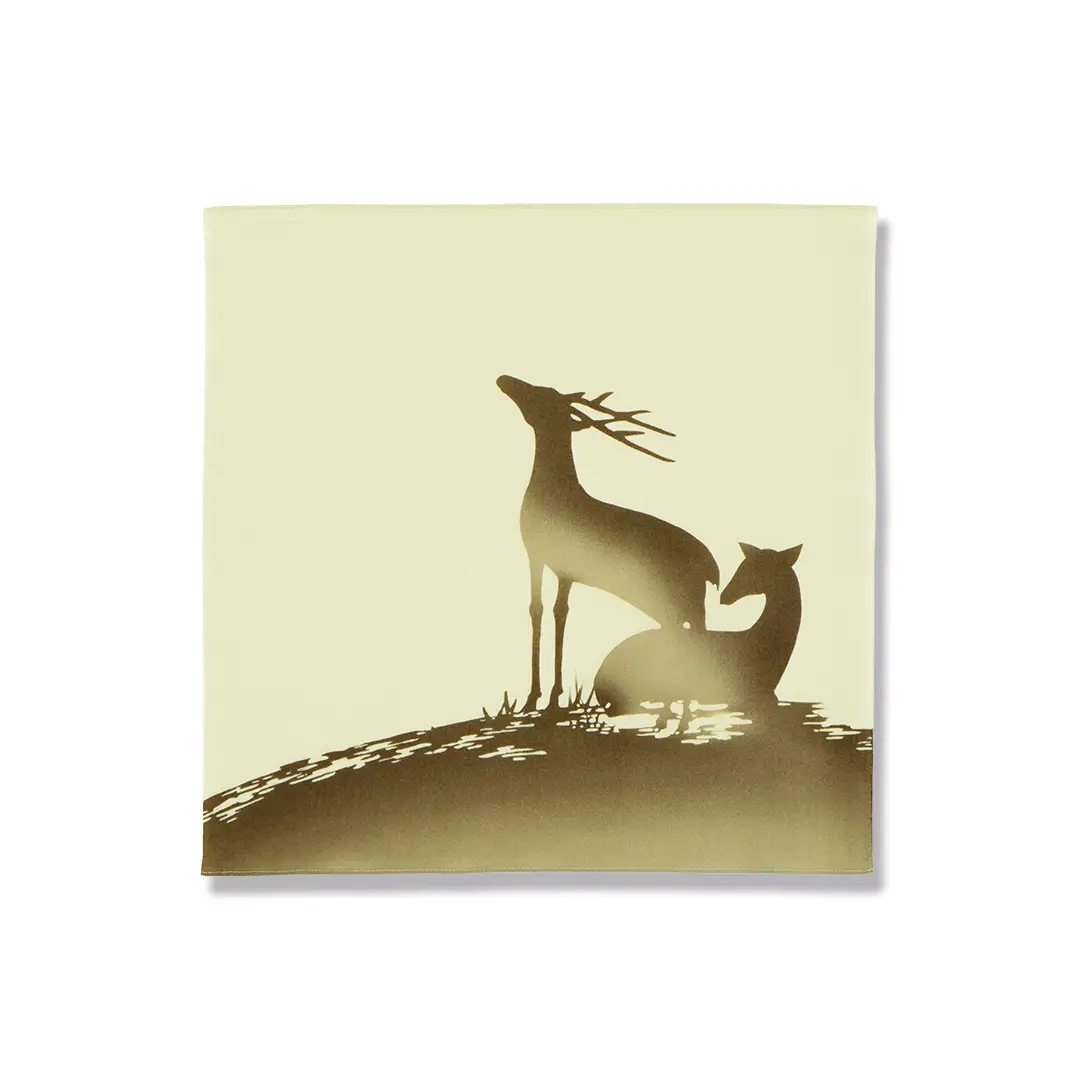 てはん「たそがれ」（鹿）