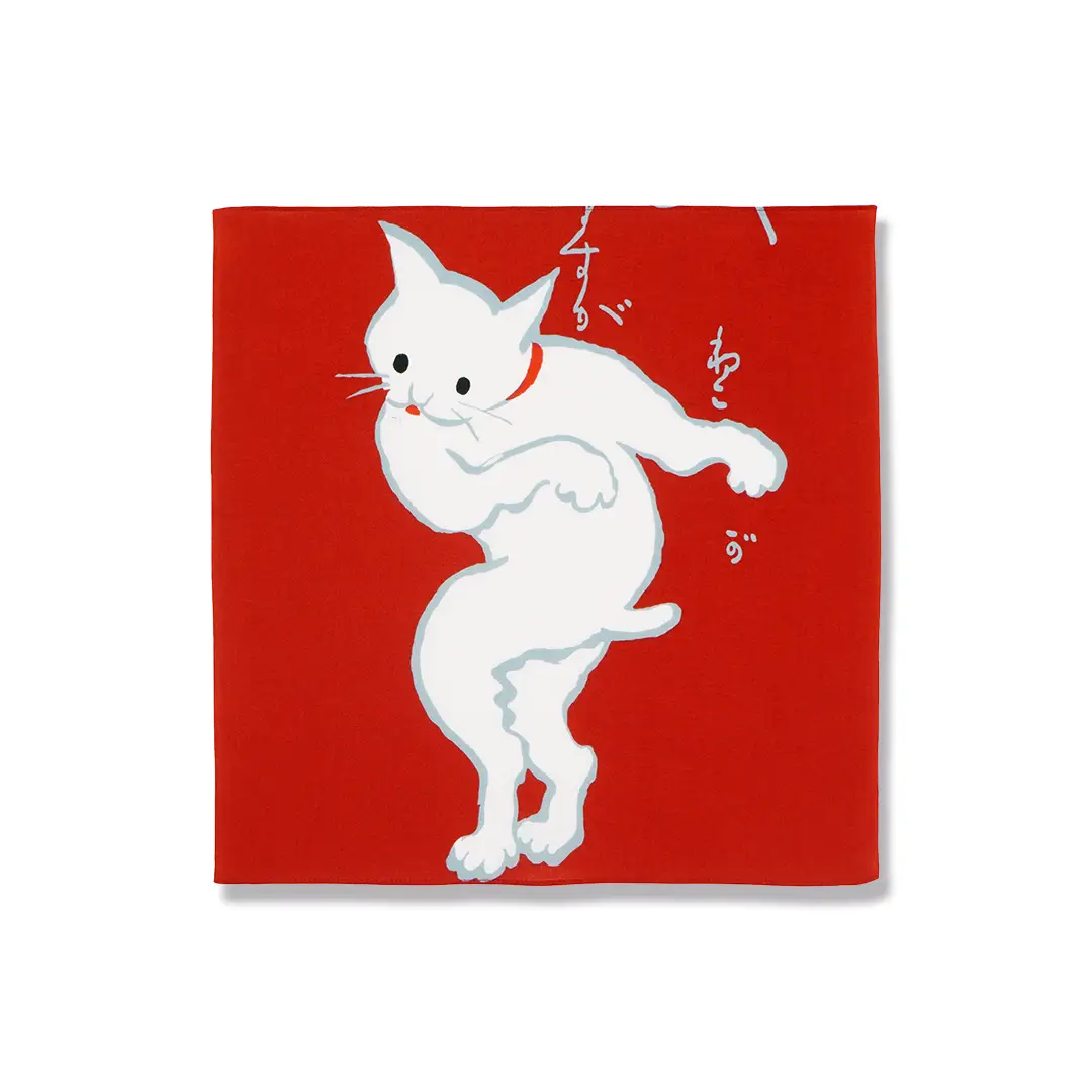 てはん「ねこダンス」（レッド）