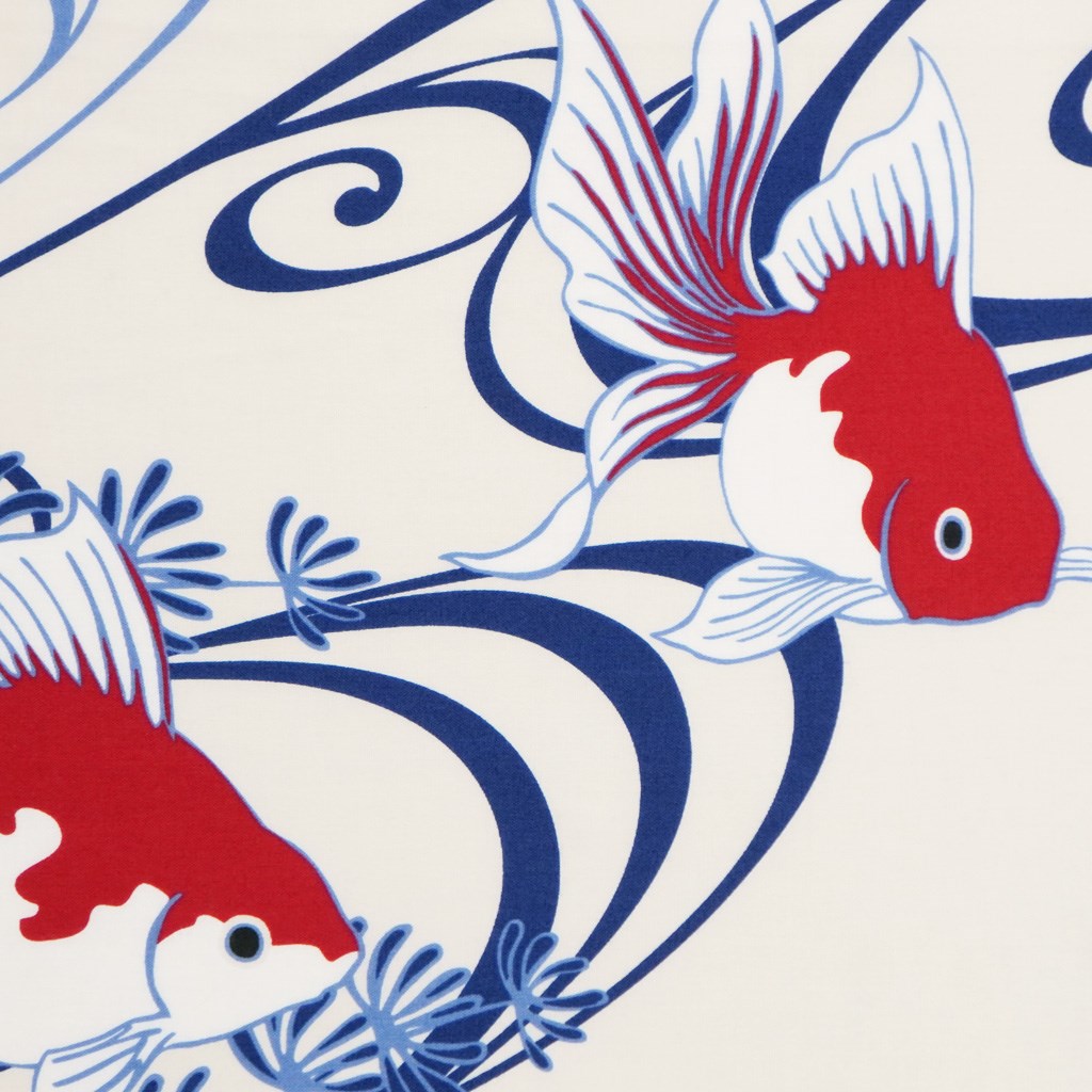 手ぬぐい「流水に金魚」