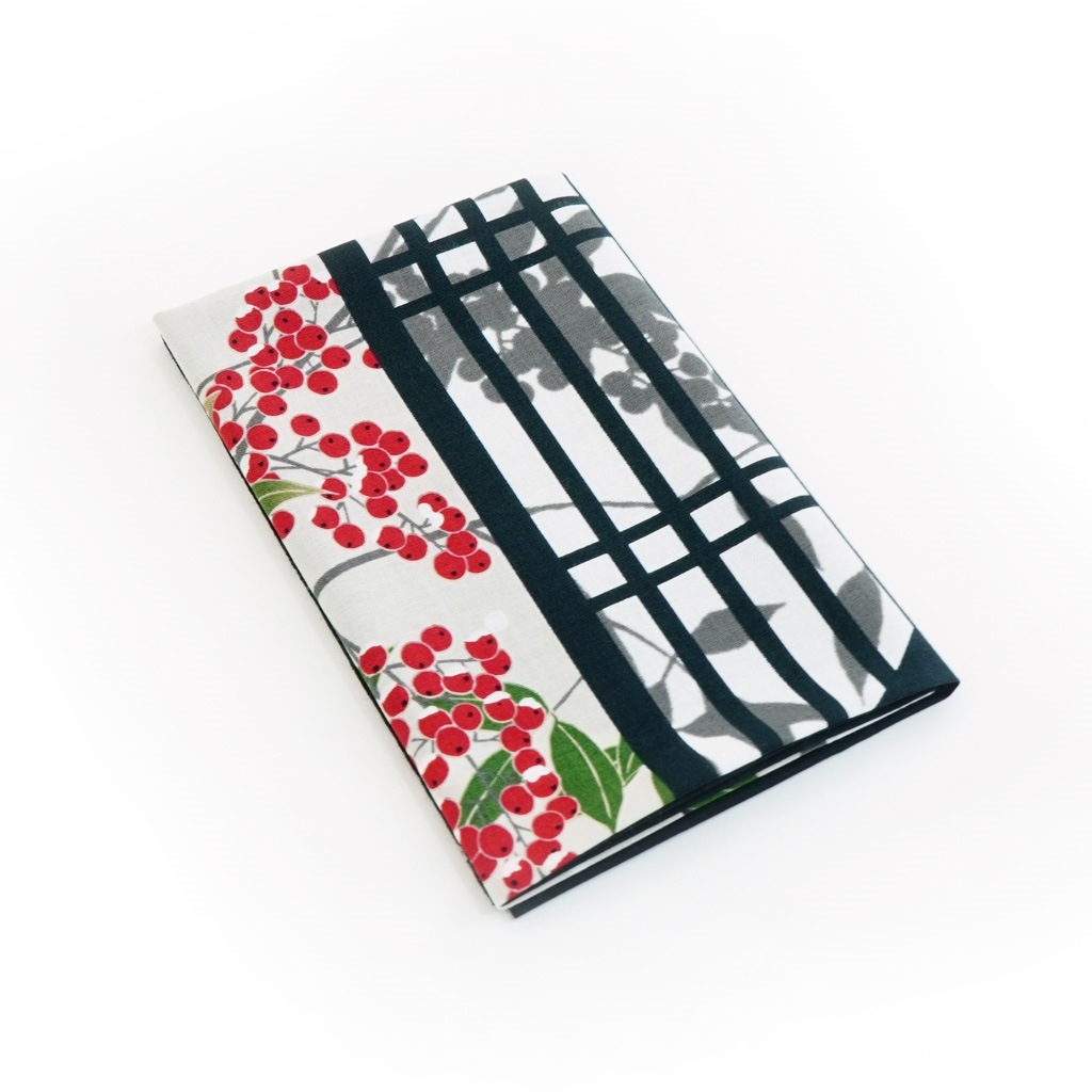 手ぬぐい「円窓（えんそう）の南天」