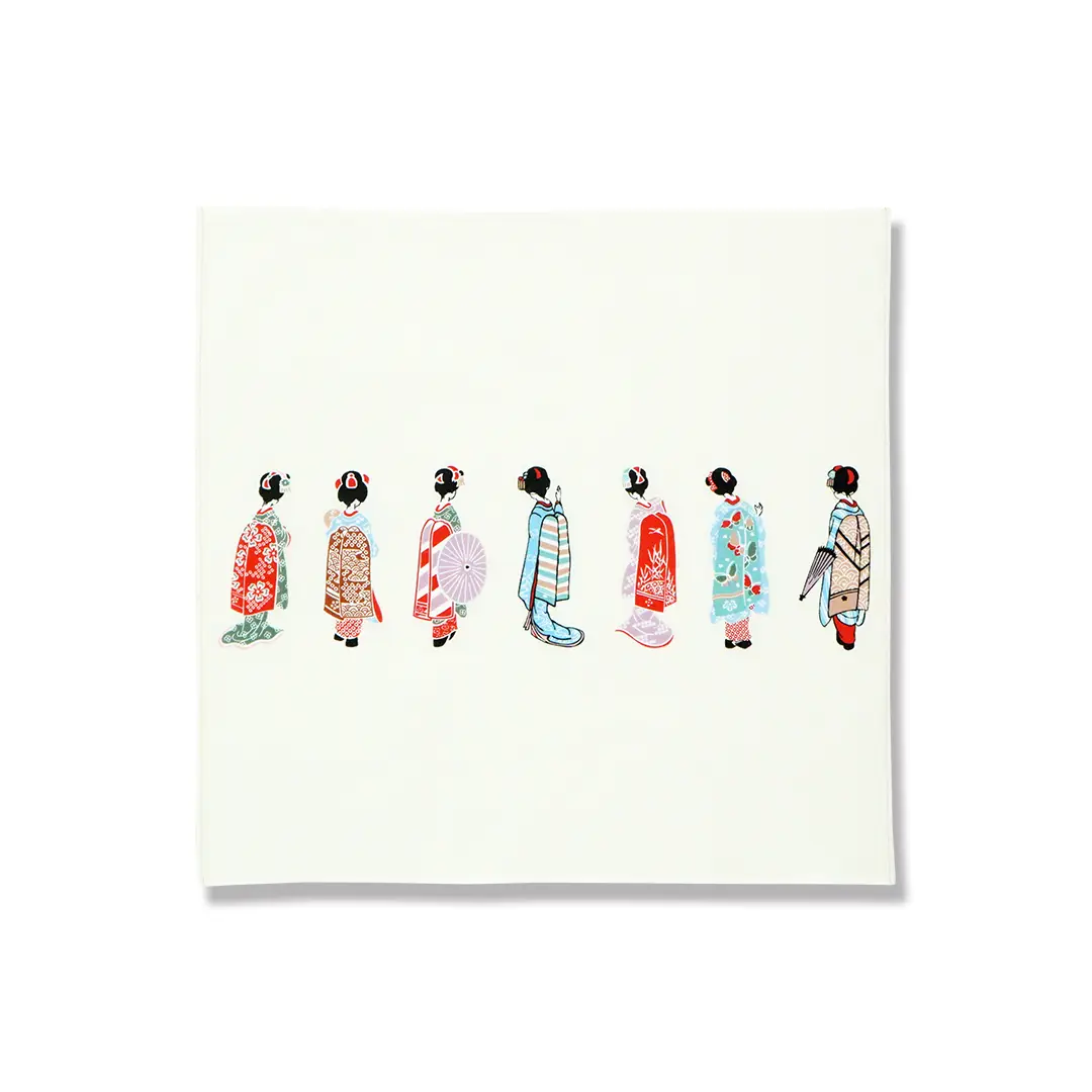 てはん「舞妓並べ」（レッド）