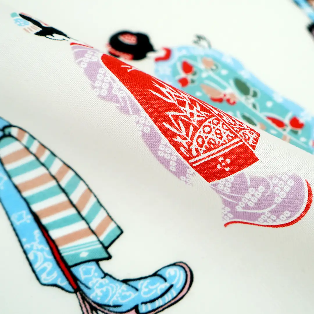 てはん「舞妓並べ」（レッド）