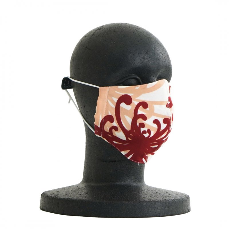 手ぬぐい立体マスク 「乱菊」