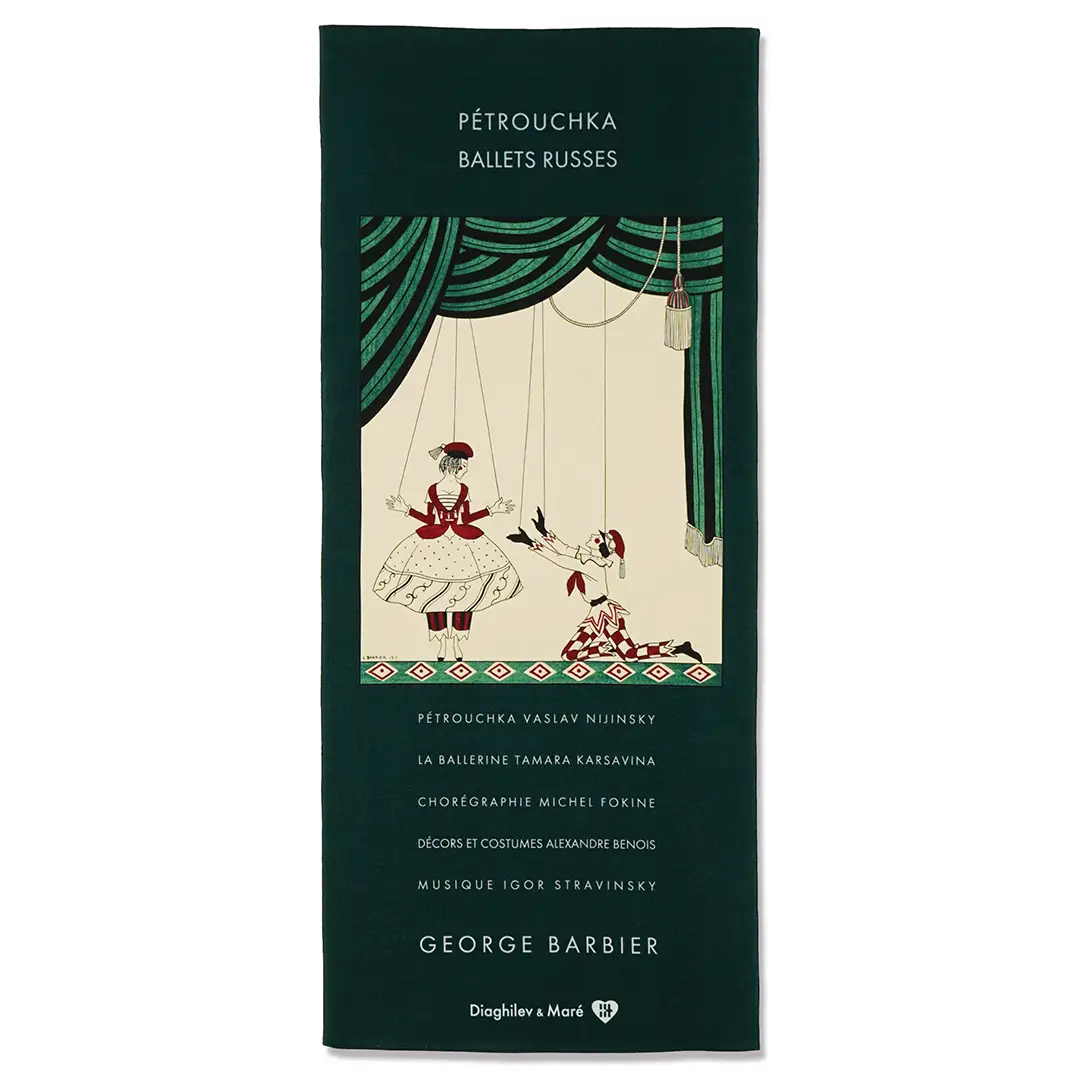 バレエ・テヌグイ】ジョルジュ・バルビエ画集『ニジンスキー』より