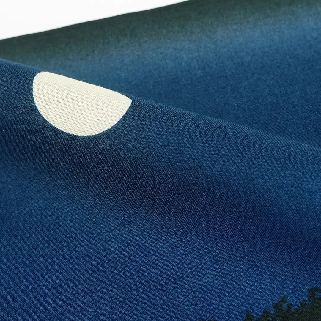 てはん「夜景」（月と五重塔）