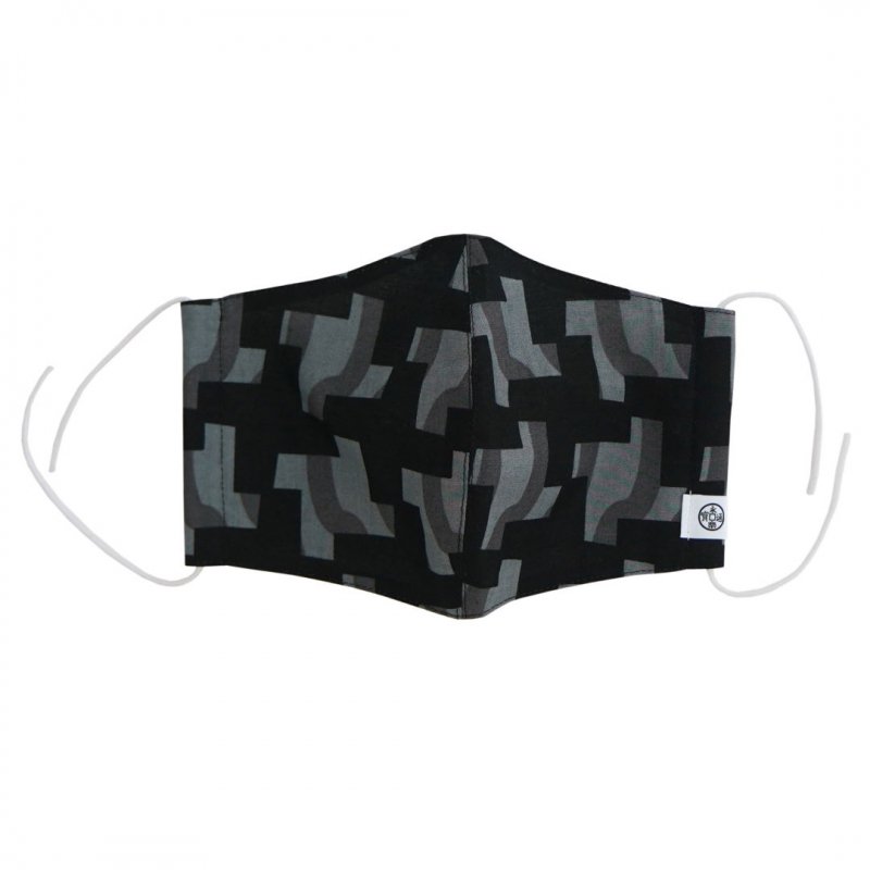 手ぬぐい立体マスク 「波千鳥」