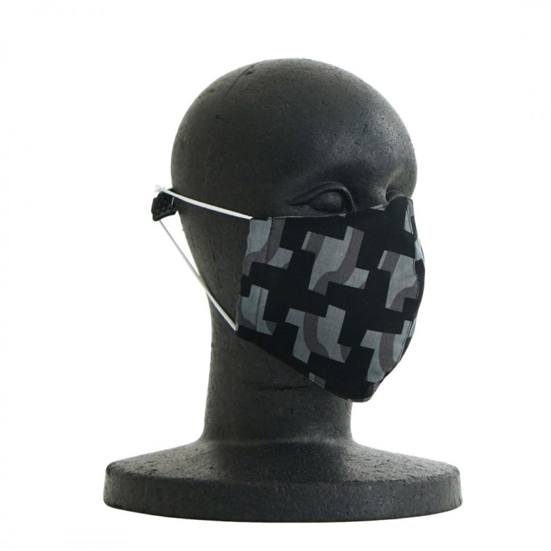 手ぬぐい立体マスク 「波千鳥」