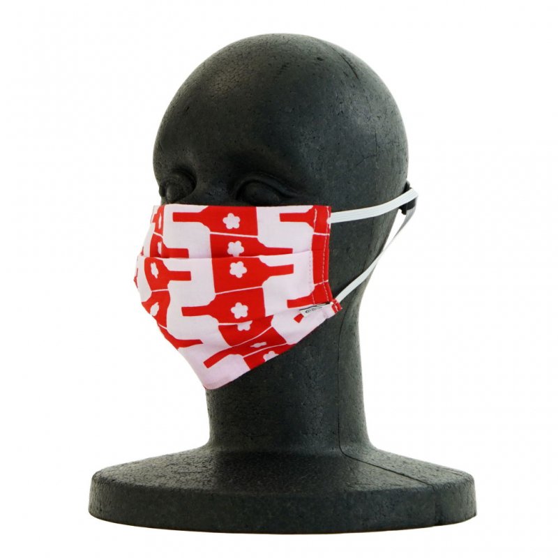 手ぬぐいマスク（二層） 「羽子板」