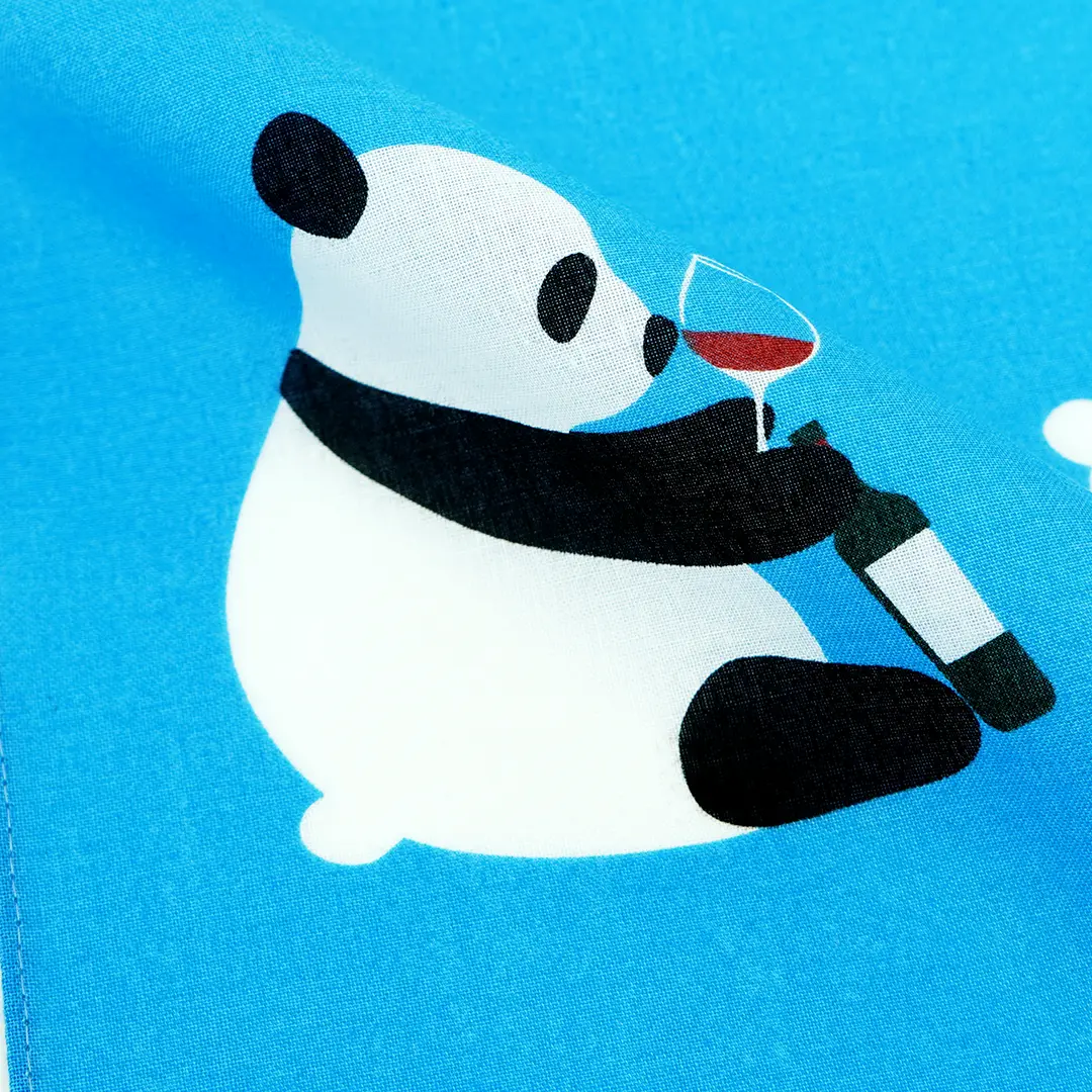 てはん「かんぱ～いころころパンダ」（ワインボトル）