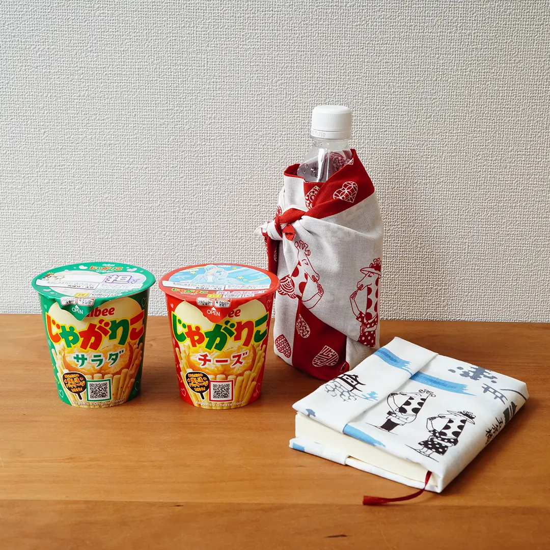 手ぬぐい「じゃがりこラブリ紋」