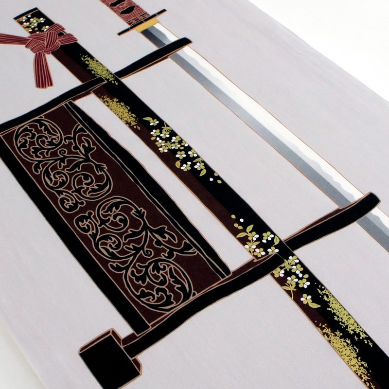 手ぬぐい「日本刀」