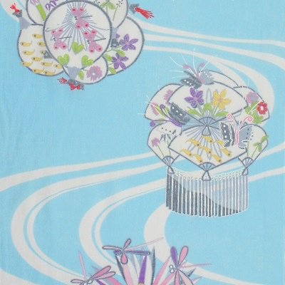 ガーゼ90㎝ 「舞妓さんの花かんざし　夏」