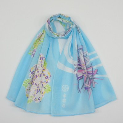 ガーゼ90㎝ 「舞妓さんの花かんざし　夏」