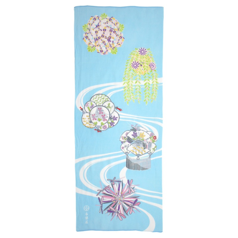 ガーゼ90㎝ 「舞妓さんの花かんざし　夏」