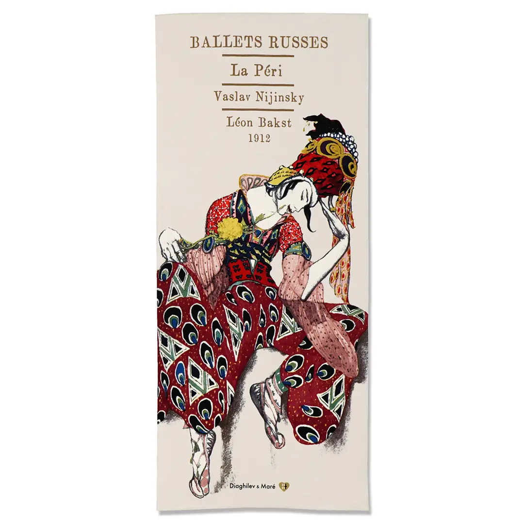 【バレエ・テヌグイ】『ラ・ペリ』の「イスカンデル王」を踊るニジンスキーの衣裳デザイン