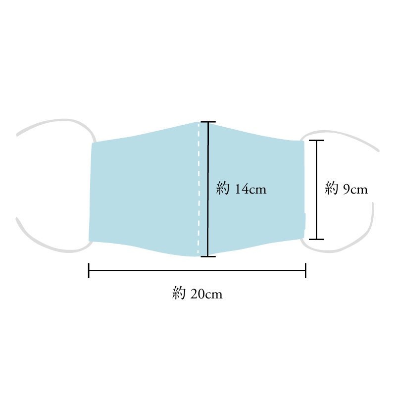 手ぬぐい立体マスク 「あひるの親子」