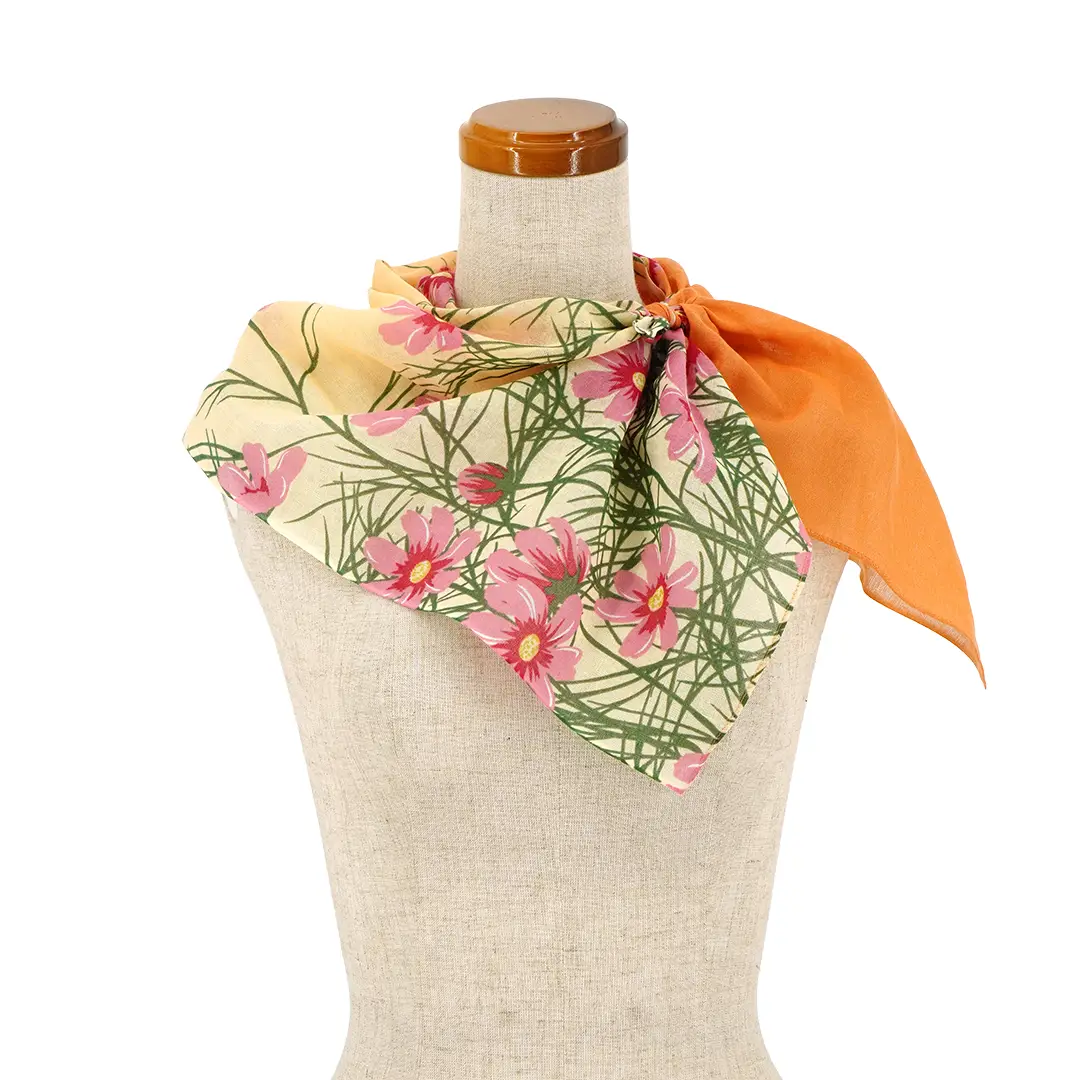 ガーゼ90cm「秋桜」