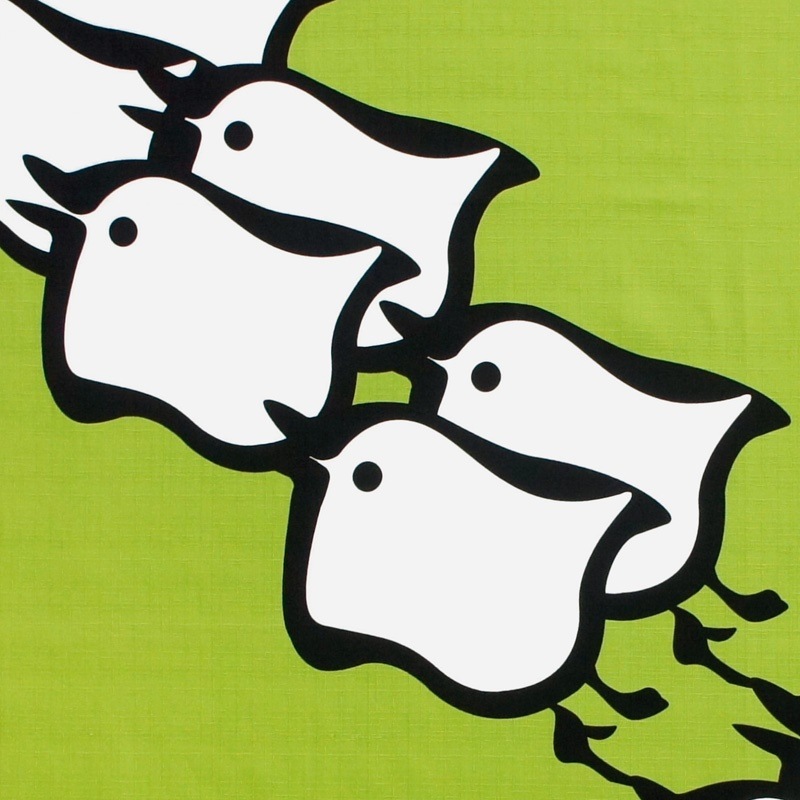 大風呂敷 「千鳥」(グリーン)