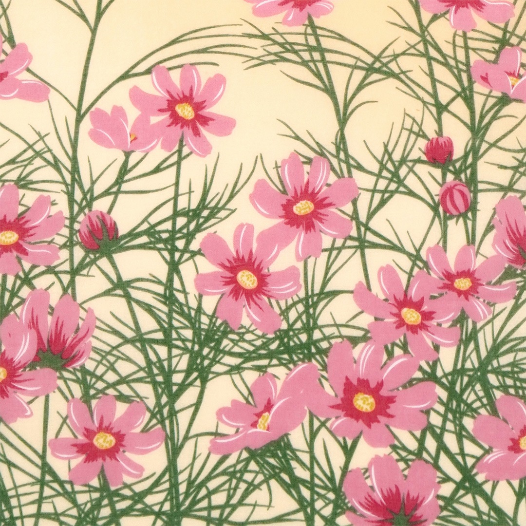 ガーゼ180cm「秋桜」