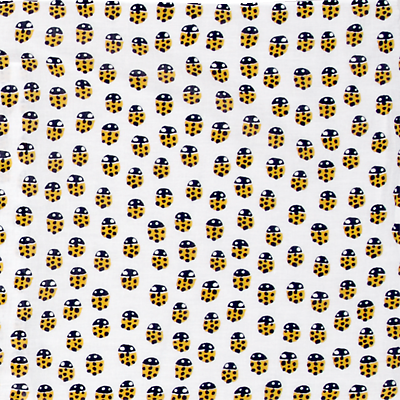 ガーゼ180㎝ 「てんとう虫」（イエロー）