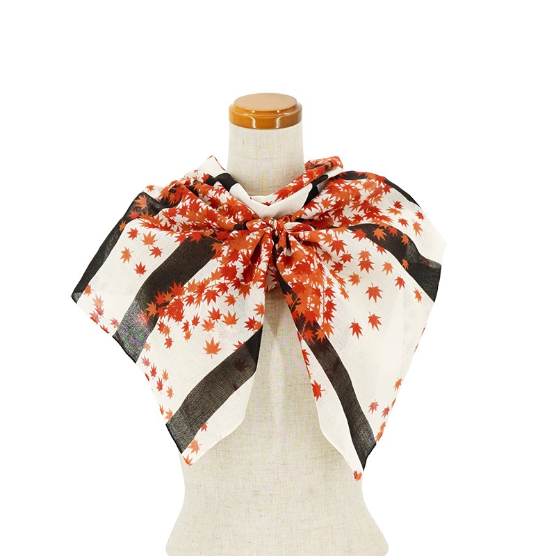 ガーゼ180cm 「紅葉」（オレンジ）